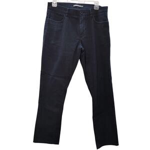 Vince High Waisted Straight Leg Boyfriend Jeans Black Denim Womens Size 30